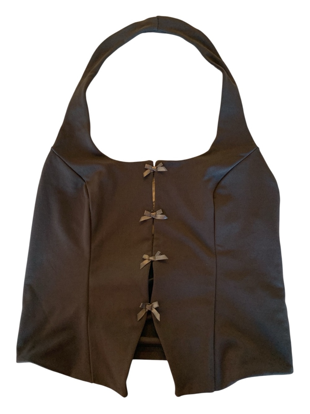 Milumia Bow-Front Halter Top